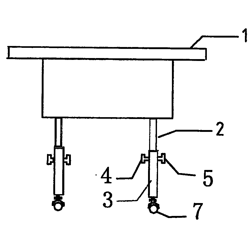 手动升降桌原理图图片