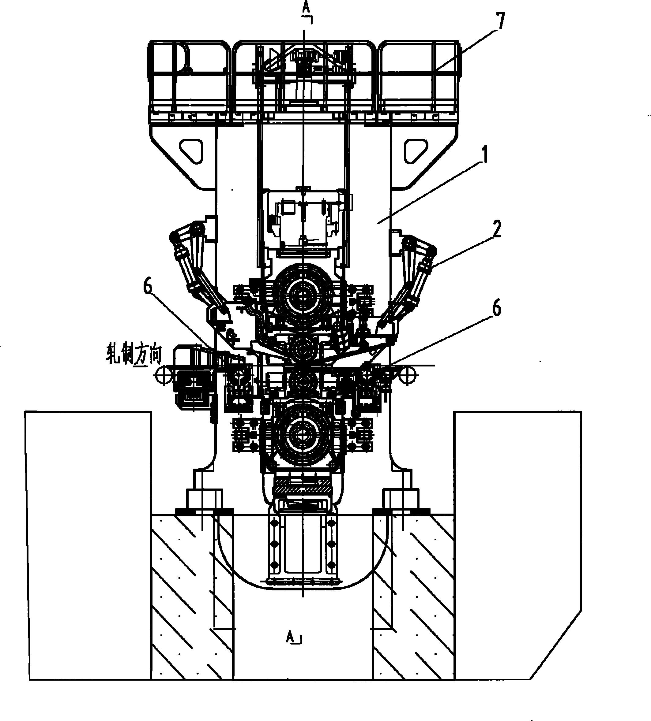 薄带连铸连轧四辊精轧机列