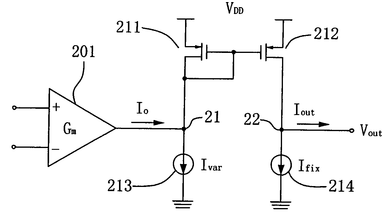 数字可编程转导放大器及使用该放大器的混合信号电路