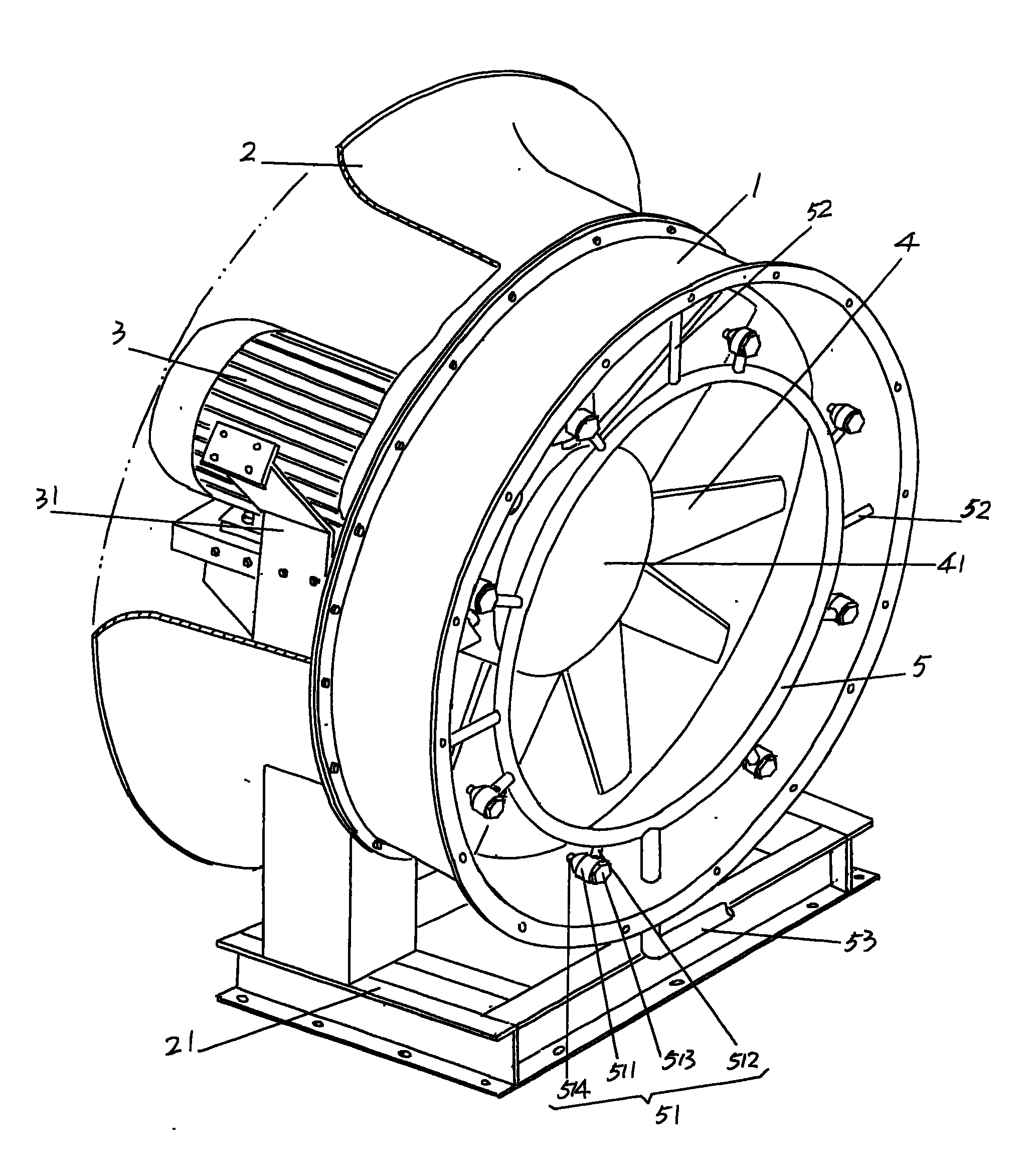 喷雾轴流通风机