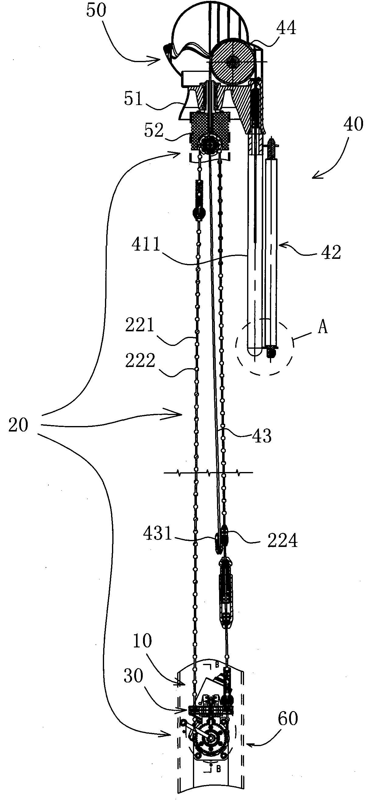 cn101781943b_旗杆的升降旗机构有效
