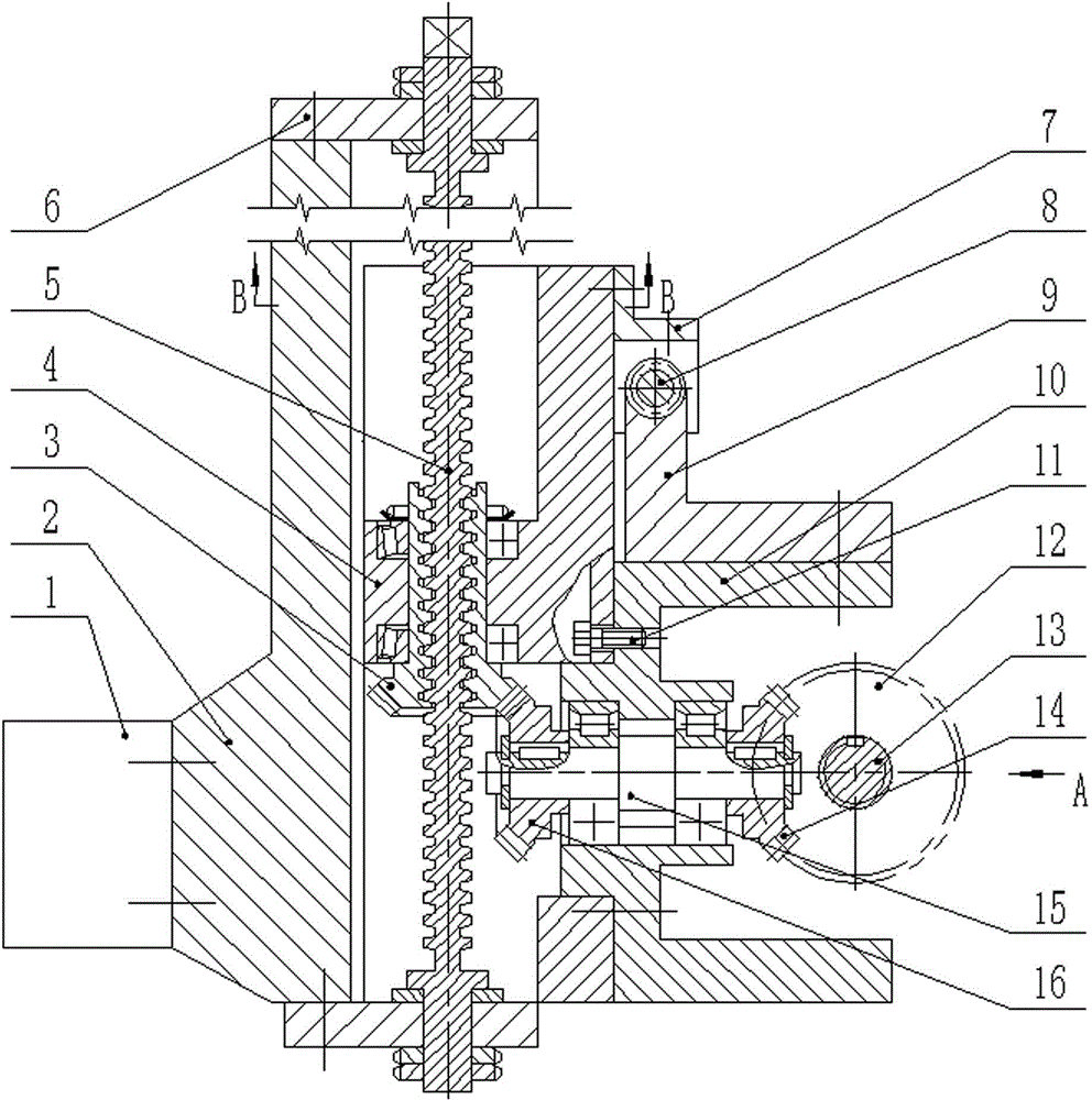 立车五角刀台结构图图片