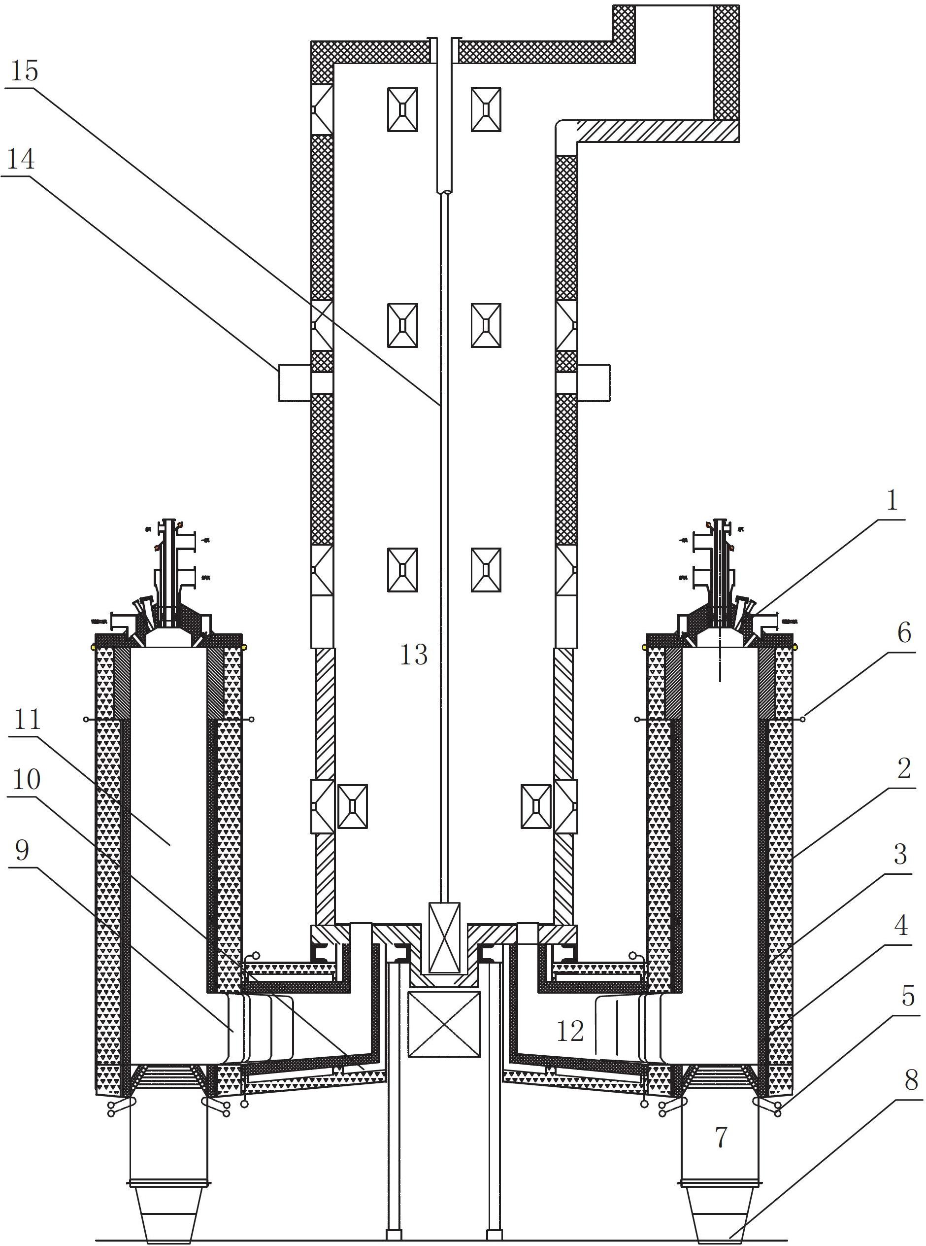 以燃水煤浆作为燃料的乙烯裂解炉生产方法