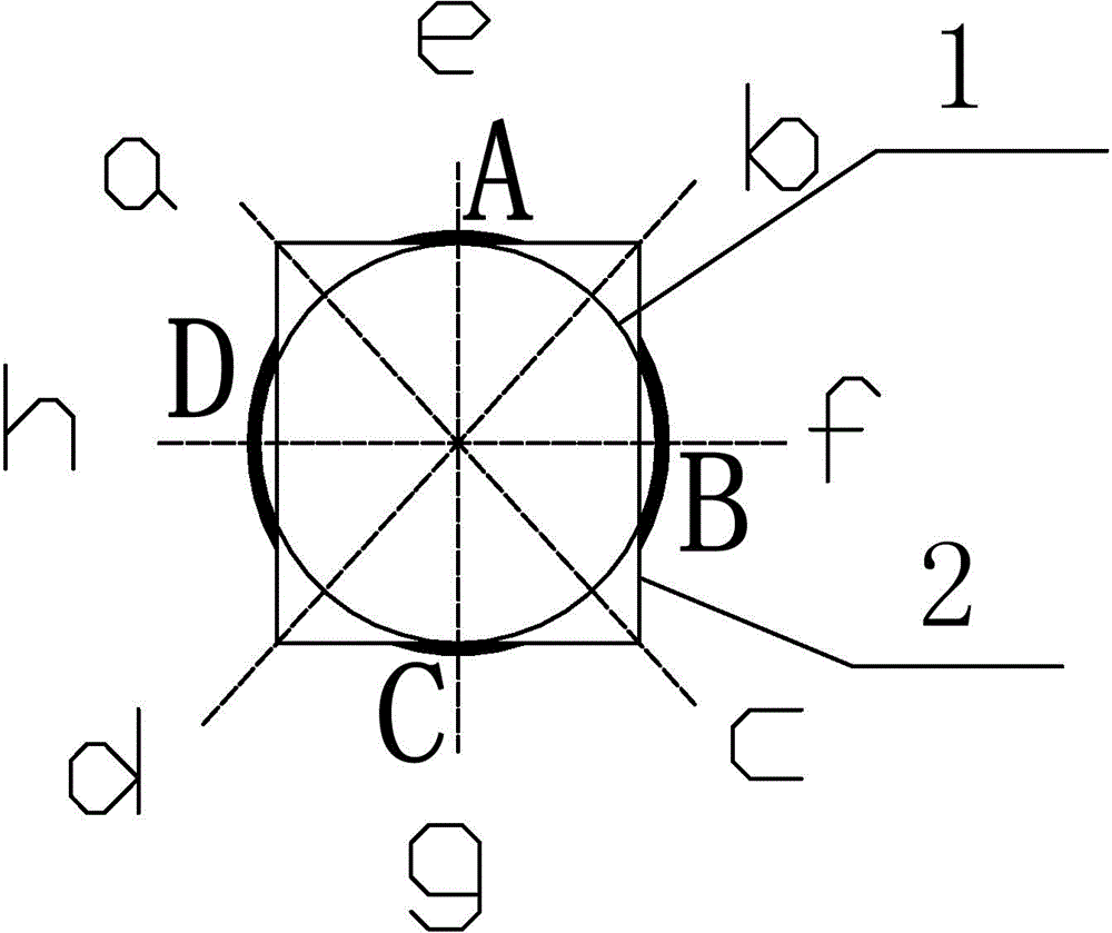 圆变径的画法图片