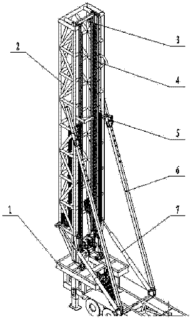 cn103397849b_一种斜直井齿轮齿条钻机井架失效