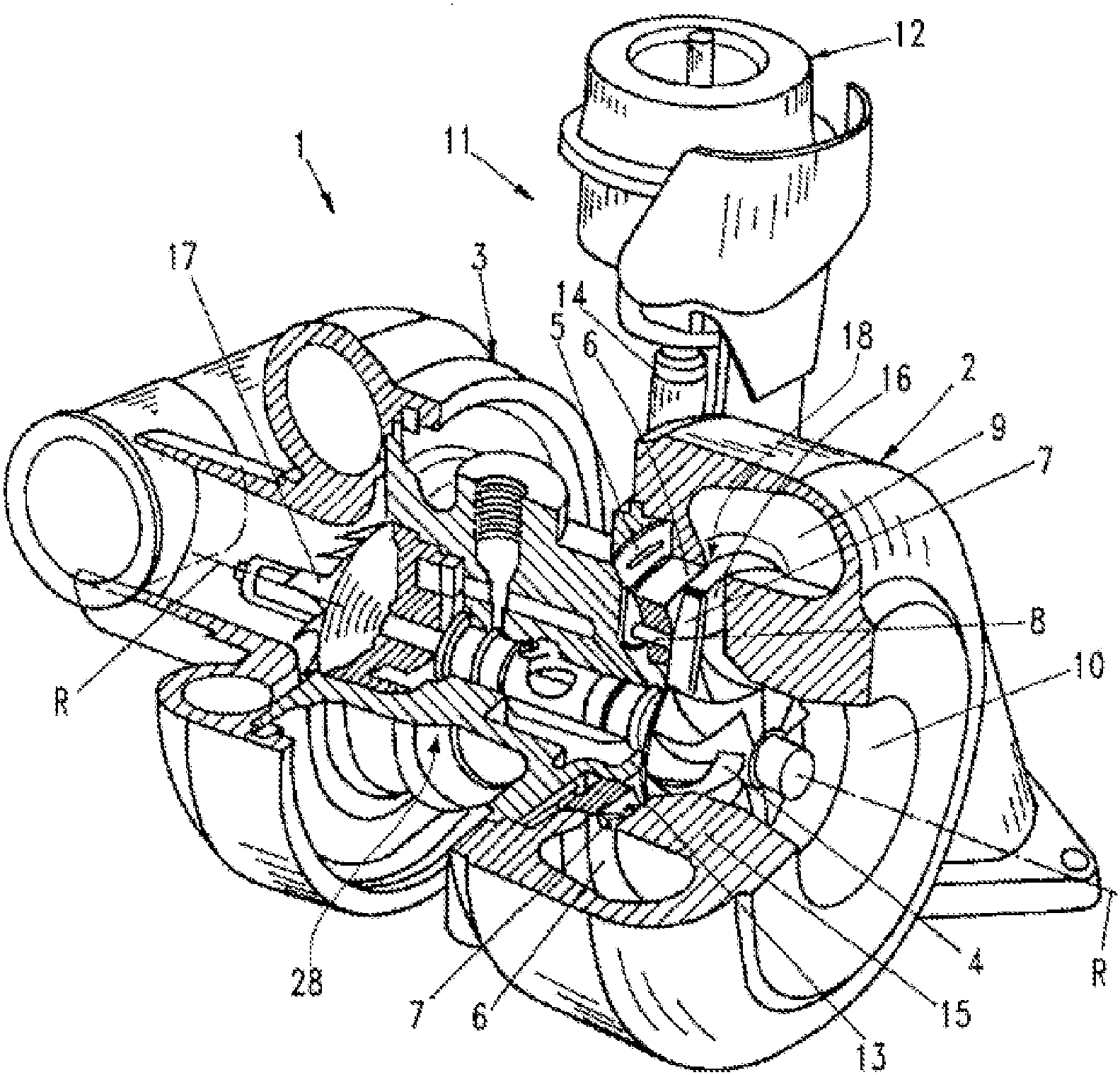 涡轮增压素描图片