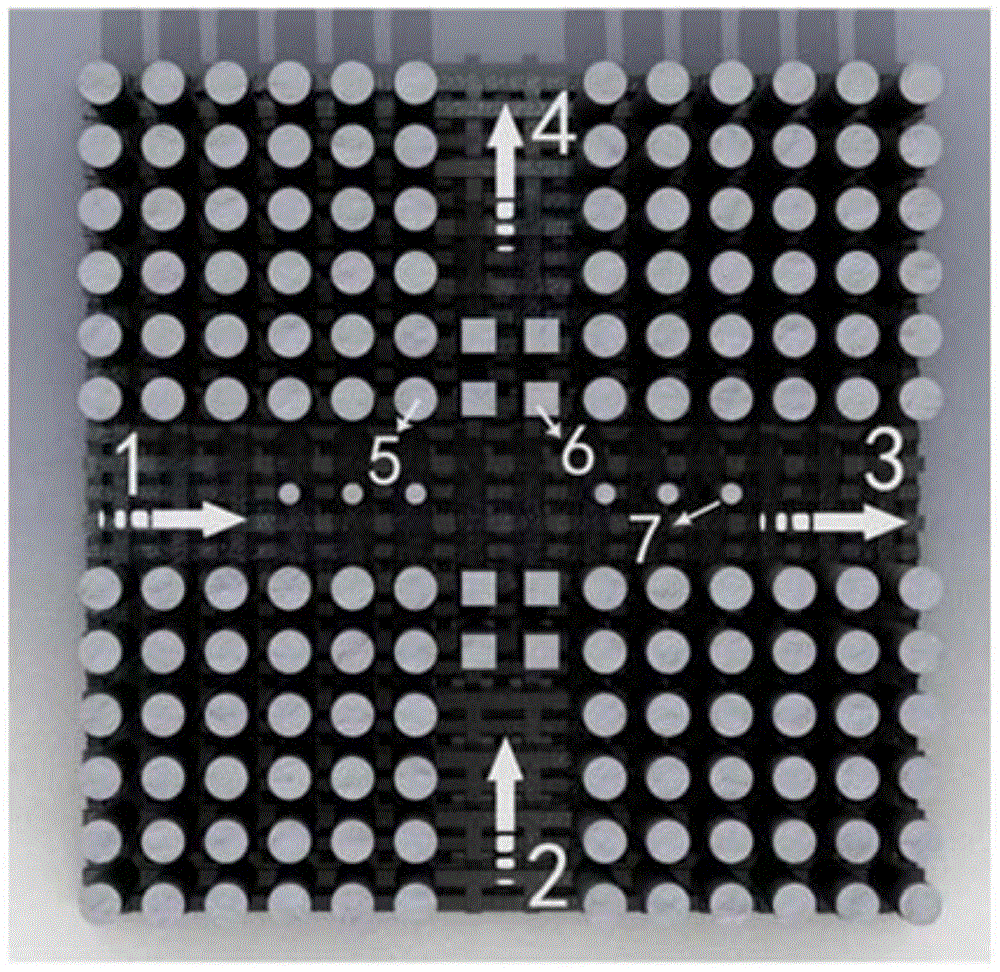 cn103901537b_基于光子晶体波导的十字红外偏振光桥有效