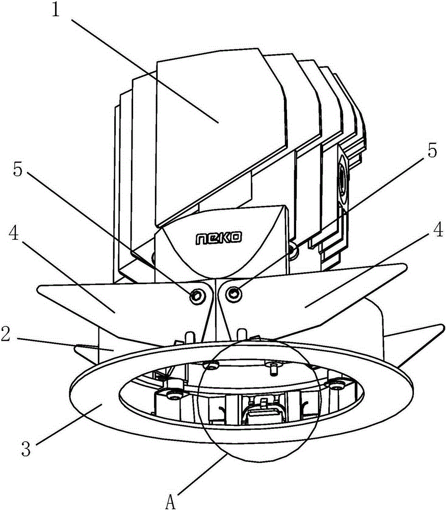 一种筒灯灯体拆装结构