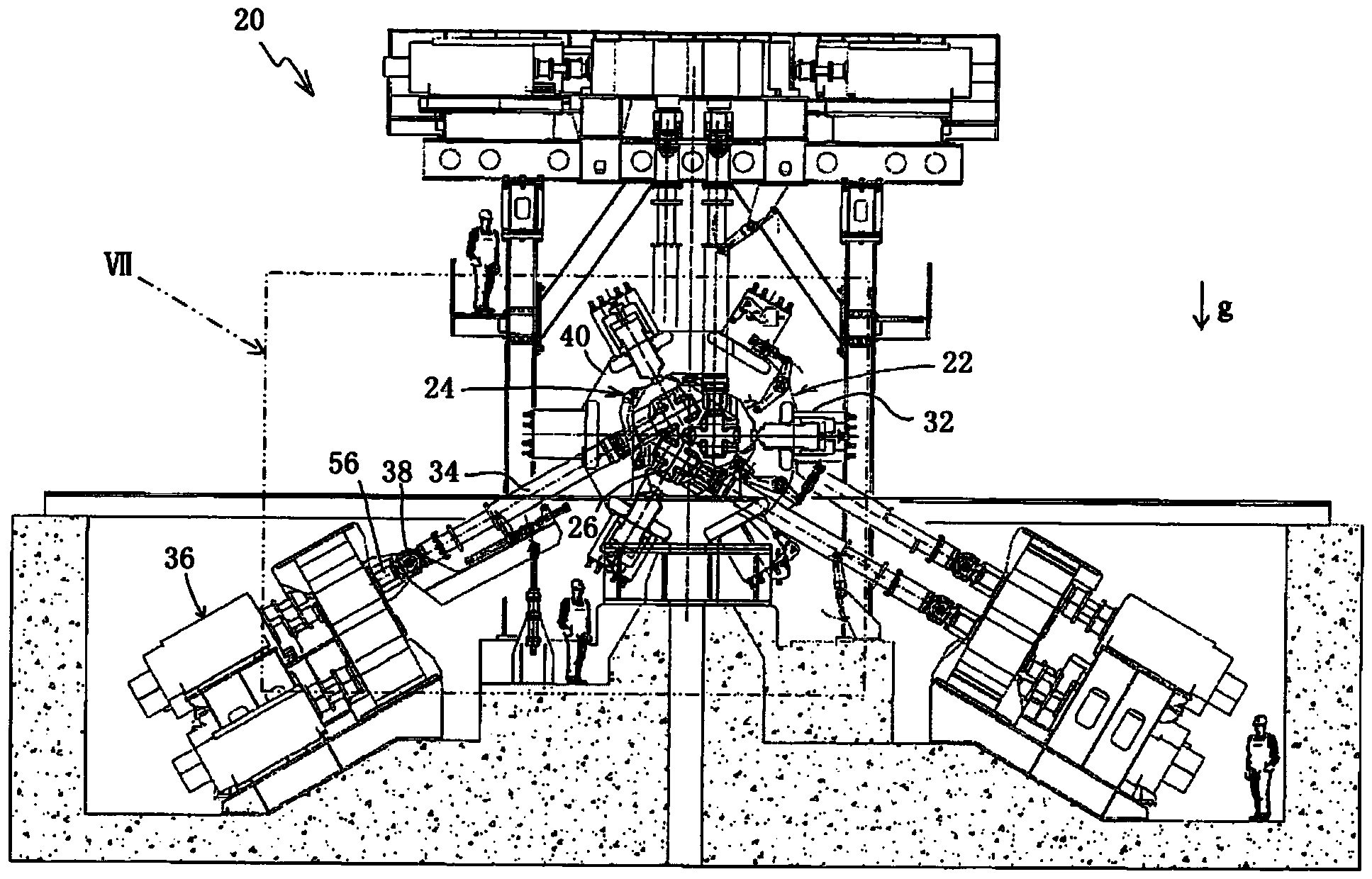 用于长型物品的辊轧机