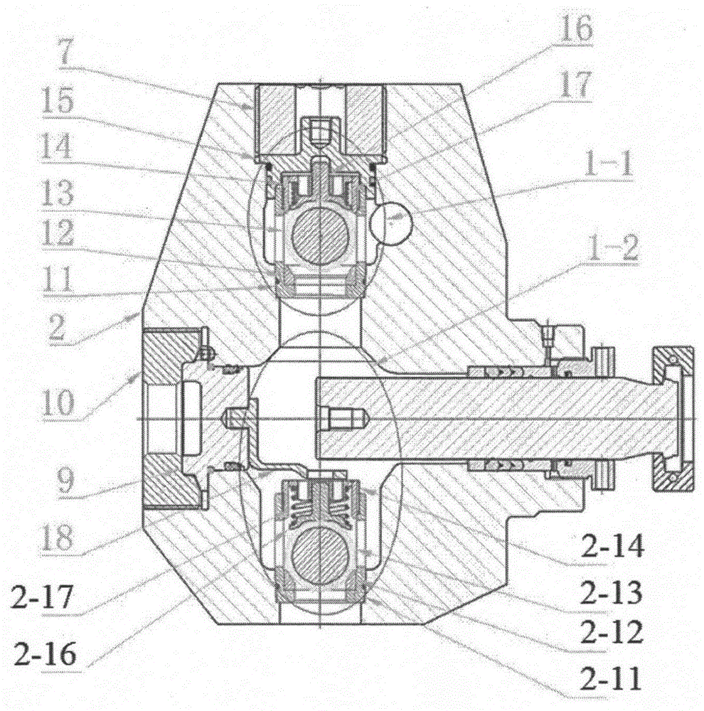 一种五缸柱塞泵液力端总成