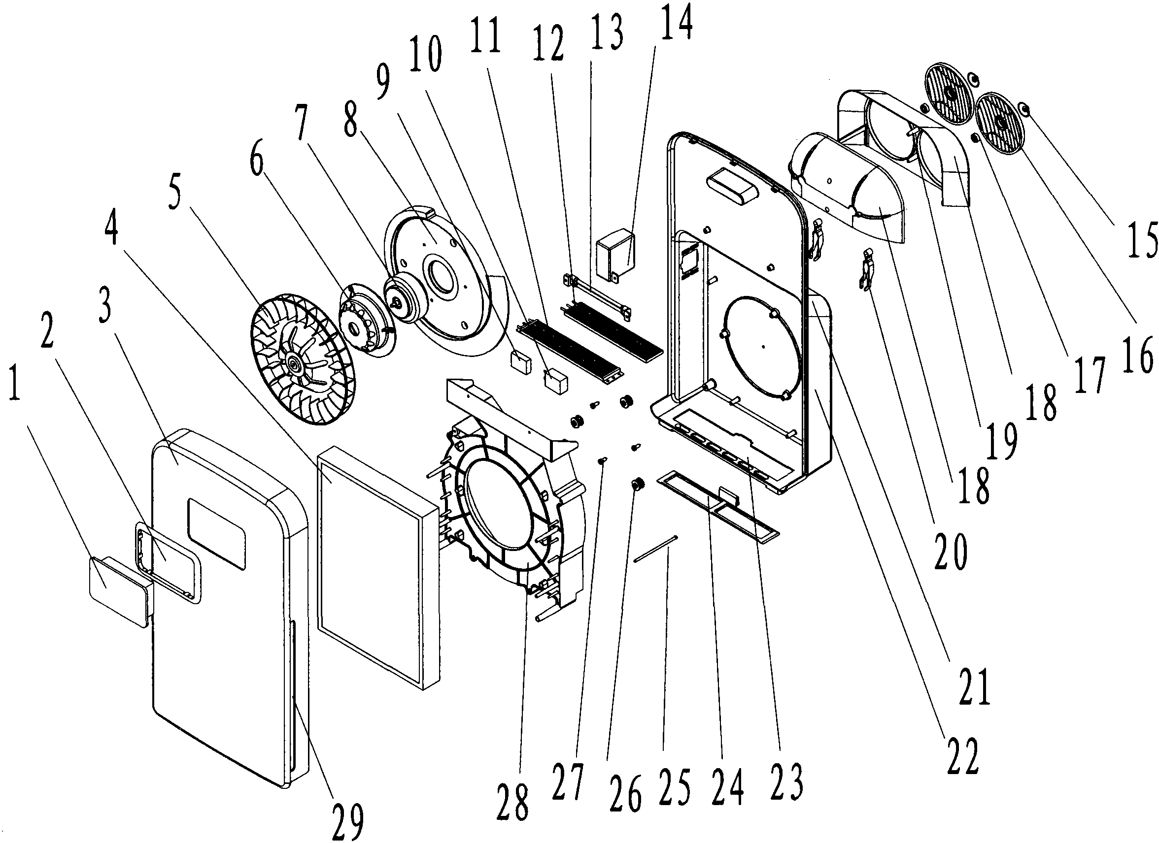 空气净化器原理图图纸图片