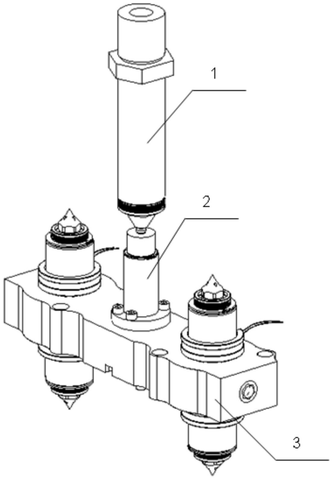 一种叠层模具自锁式喷嘴