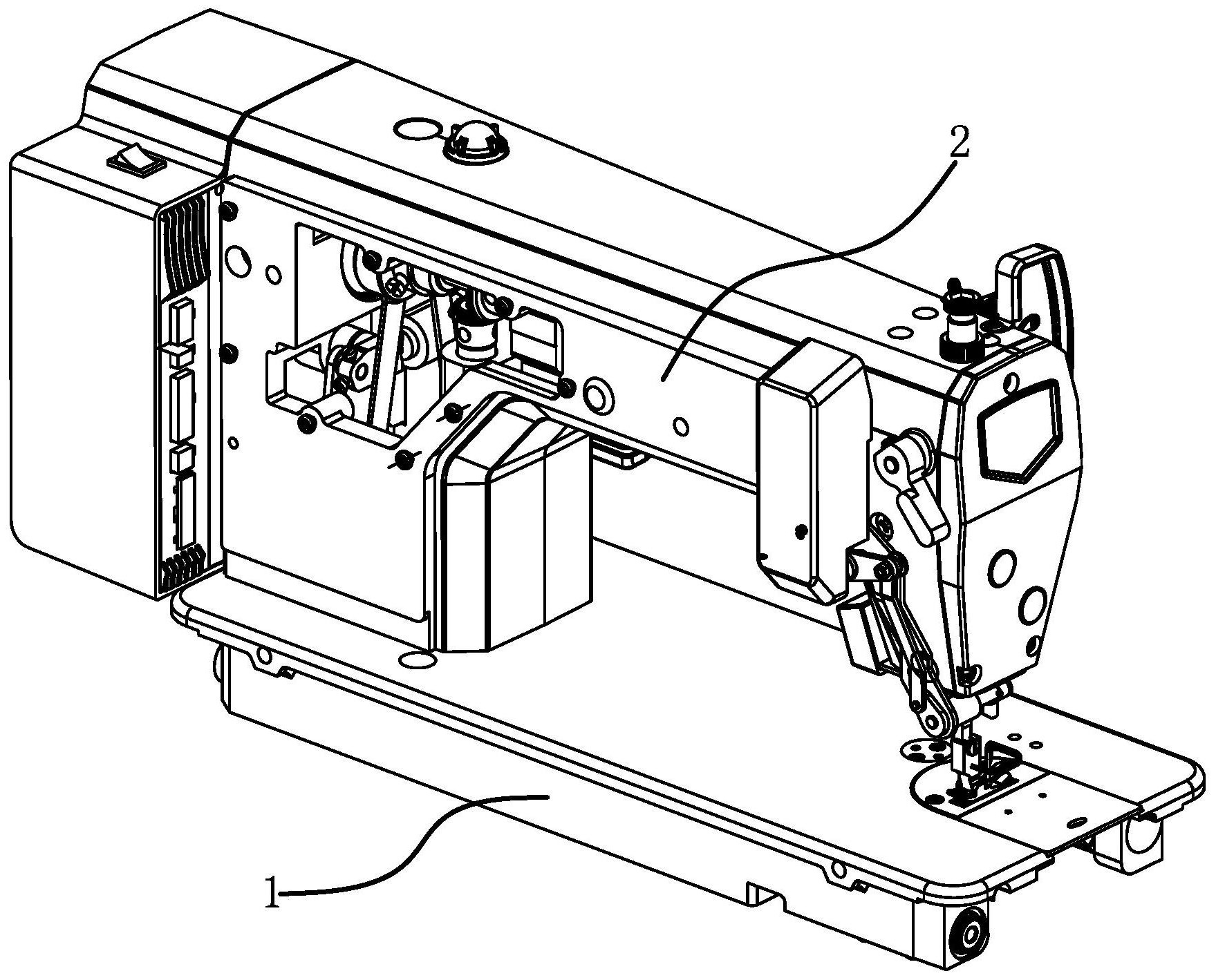 缝纫机结构简图机械图片