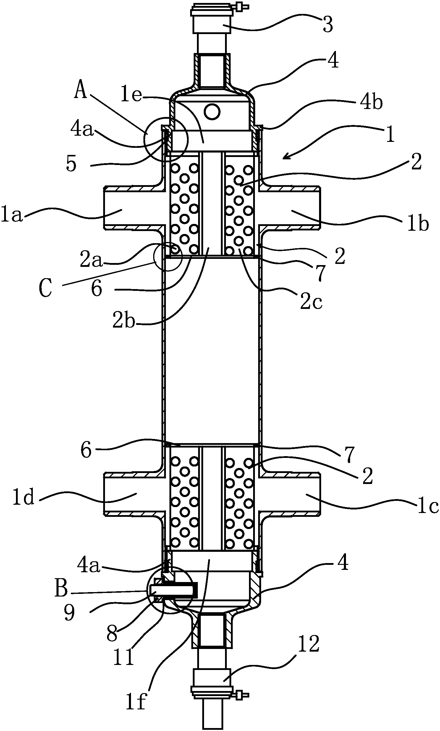 一种过滤耦合罐