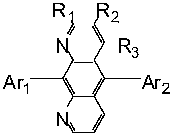 本发明公开了一种新的芳香族胺类化合物,其化合物分子通式为:其中,r1