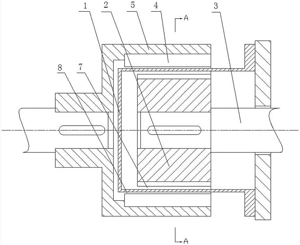 一种改进隐极型内转子磁阻式磁力耦合器