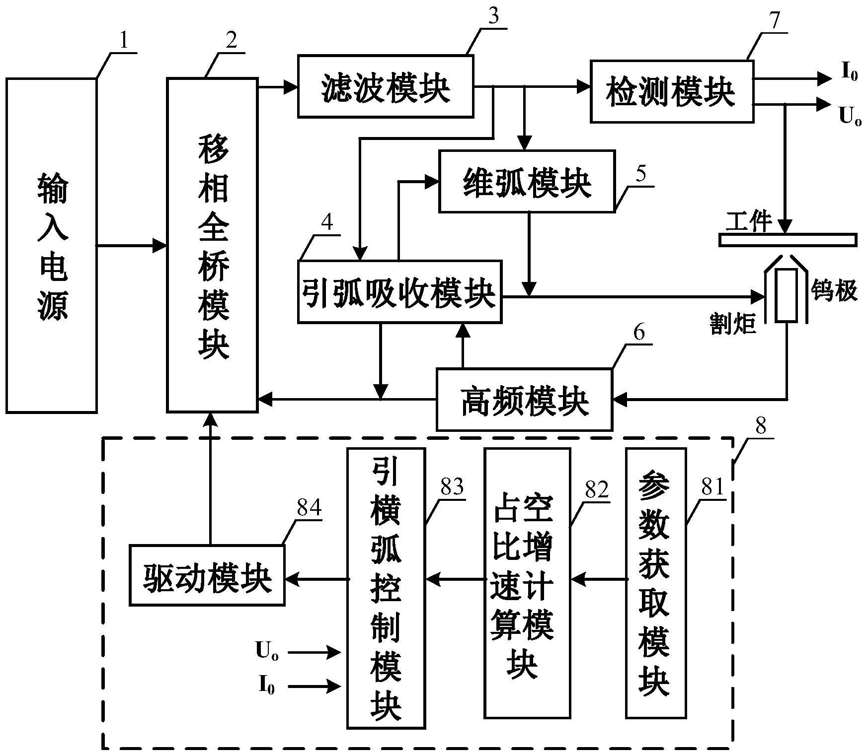 cn105414728b_一种空气等离子切割机单传感器引弧电路