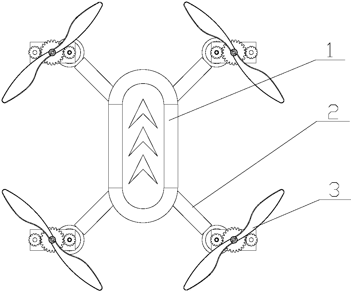 无人机四个扇叶的顺序图片