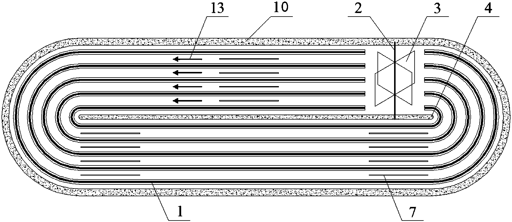 cn105462816b_利用纳米导光板实现太阳光分频均布的跑道池微藻反应器