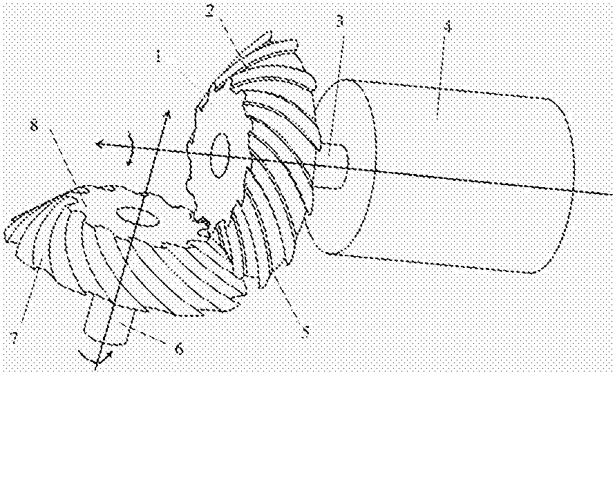 cn105485254b_一种无相对滑动的螺旋圆弧锥齿轮机构有效