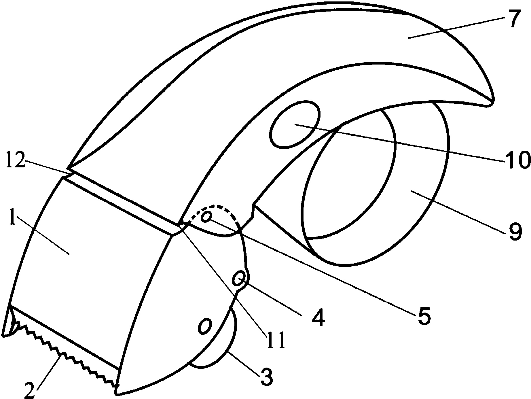 cn105501551b_一種手握式膠帶封箱器有效