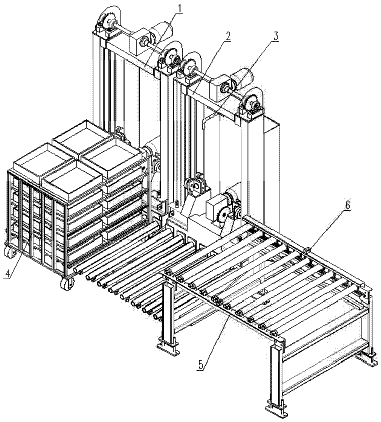 一种辊道窑自动输料装置