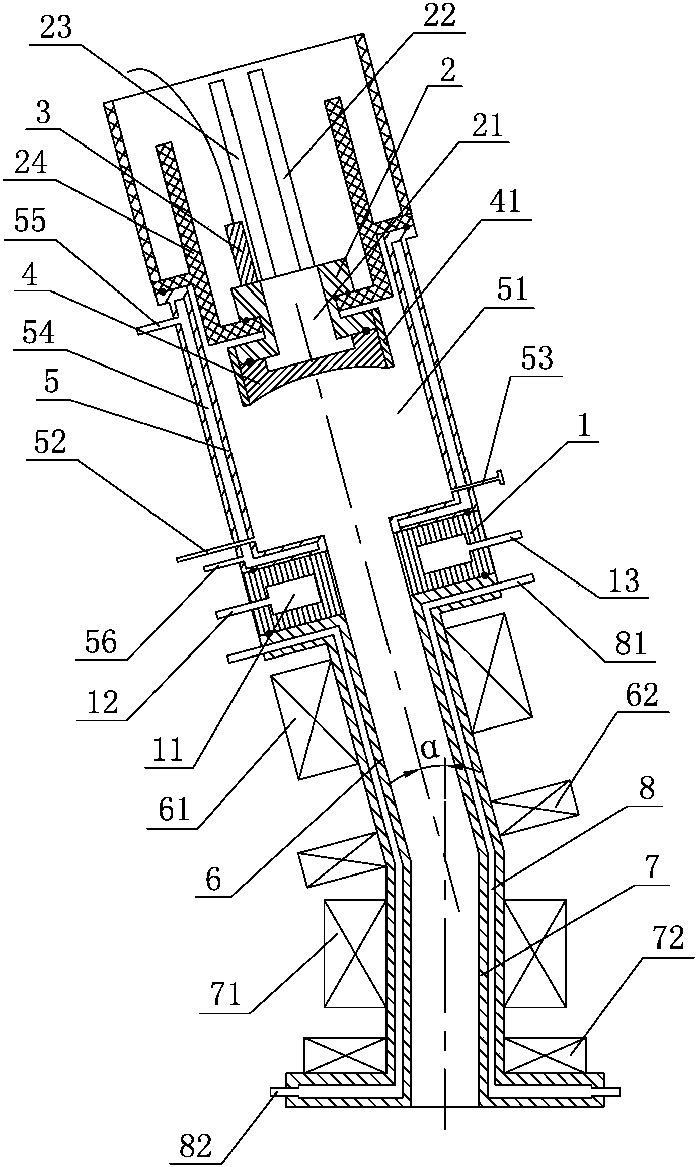 一种冷阴极大功率电子束枪