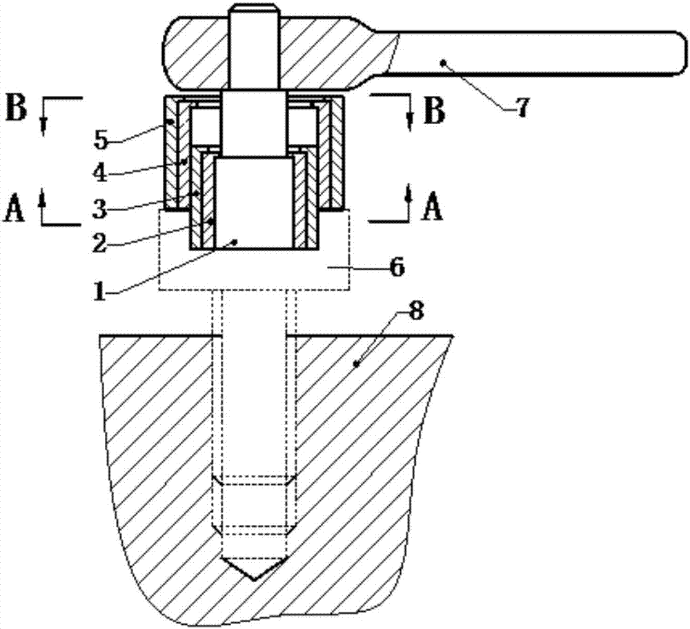 cn105598896b_一种内六角螺栓用集成扳手失效