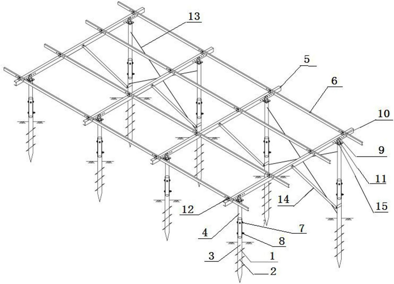 cn105680776b_一种xyz三向安装可调节光伏支架有效