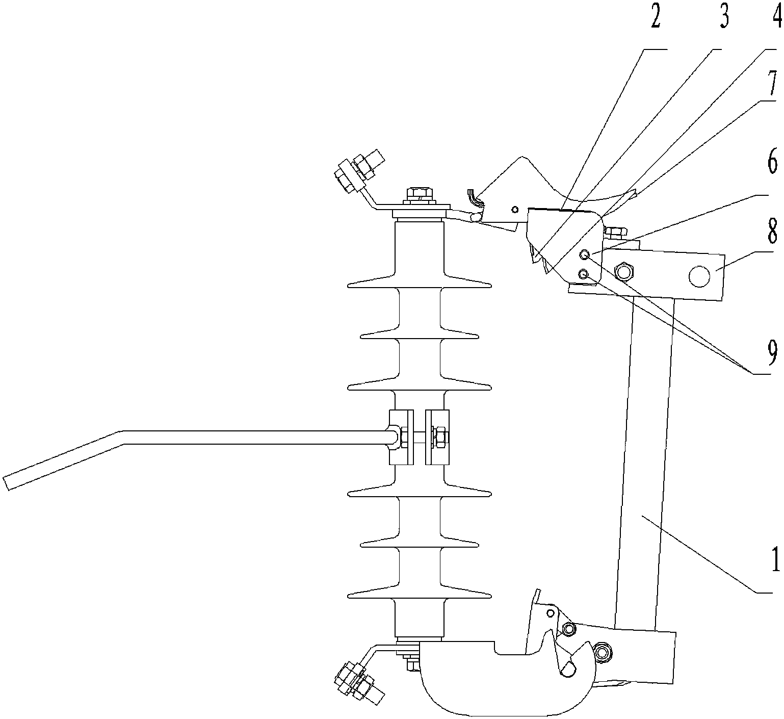 cn105826144b_一种鸭嘴型跌落式熔断器故障应急处理装置有效