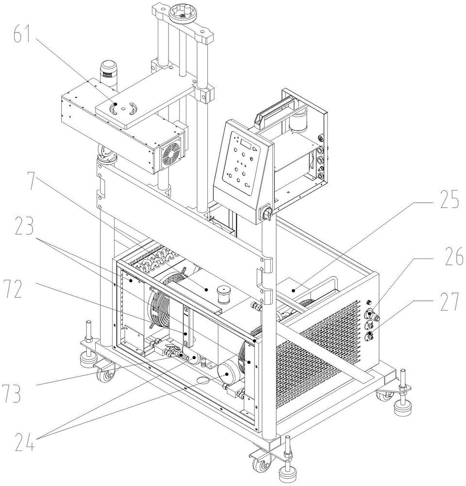 一种水冷式电磁感应铝箔封口机