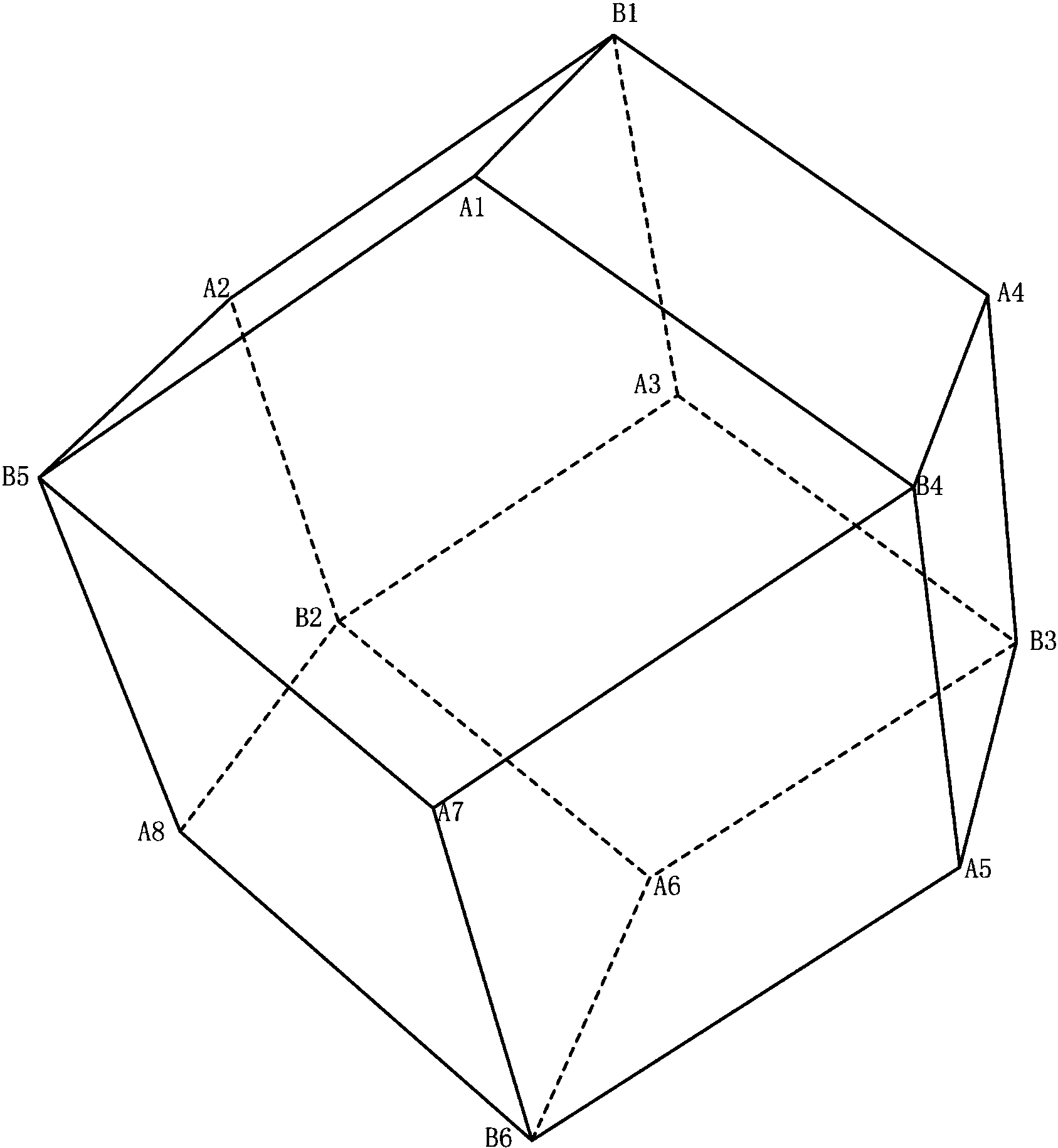 一种菱形十二面体的空间可展耦合机构