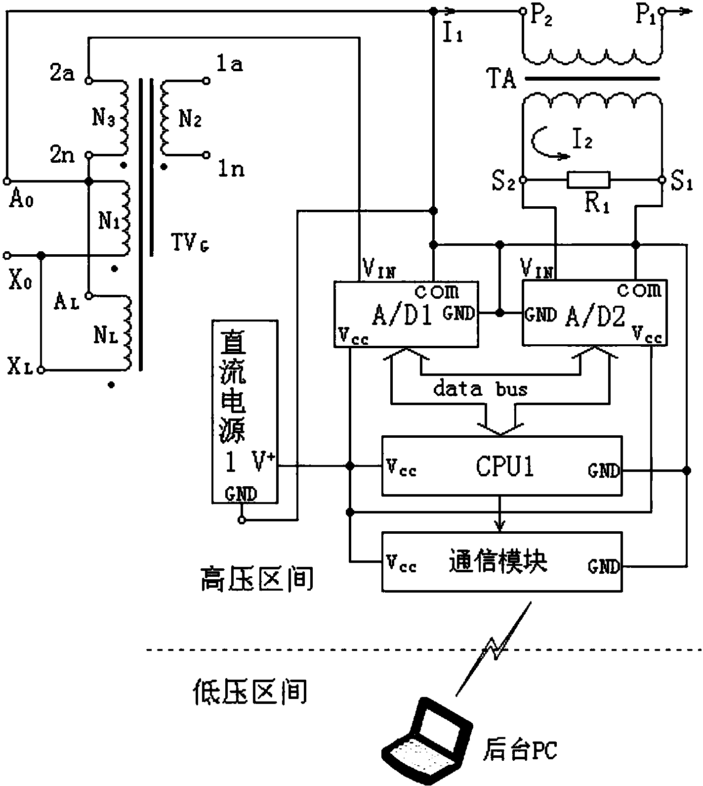 一种高压电能计量装置电流互感器泄漏电流消除方法