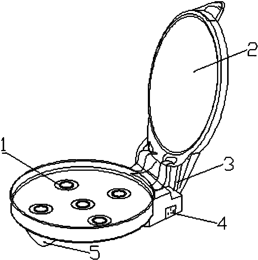 一种基于光线传感器的多区域监测防糊电饼铛