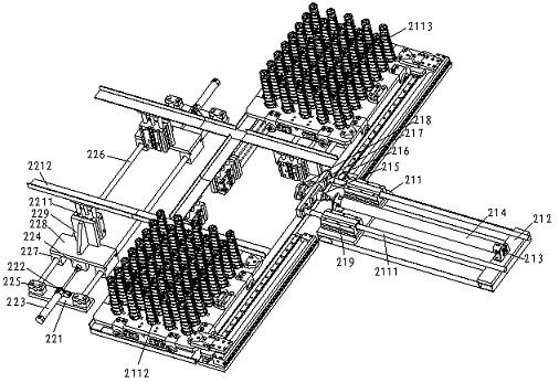 回位弹簧自动上料机的t型出料装置