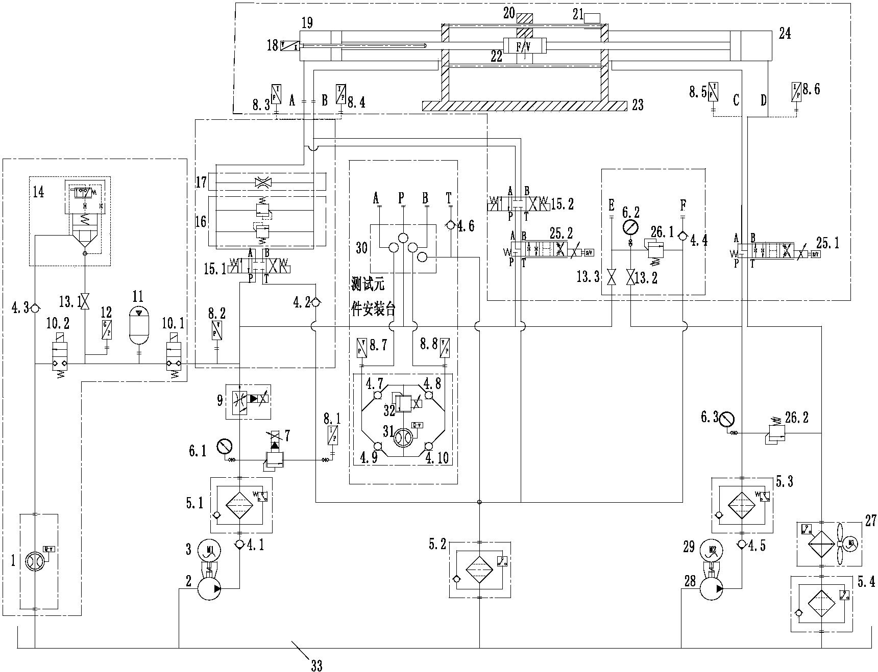 cn106762890b_一種多功能液壓測試試驗檯的液壓控制系統有效