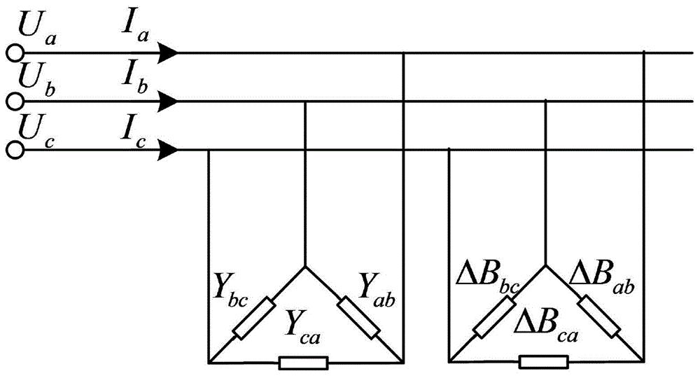 一种三相三线不平衡负荷只利用容性元件的补偿方法