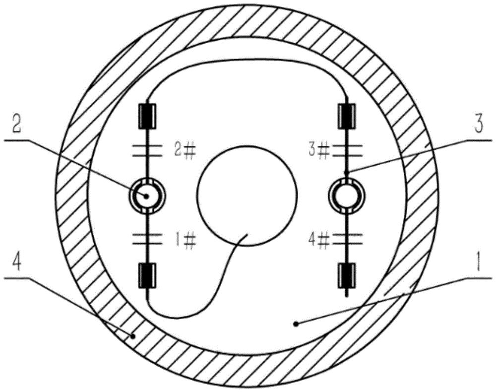 一种切向式光纤光栅扭振传感器