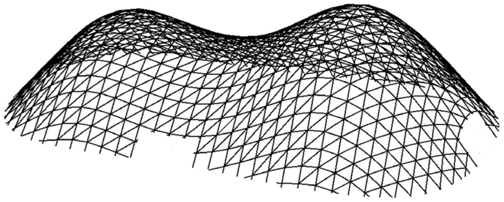 一种吊装自成型gfrp网壳结构及其施工方法