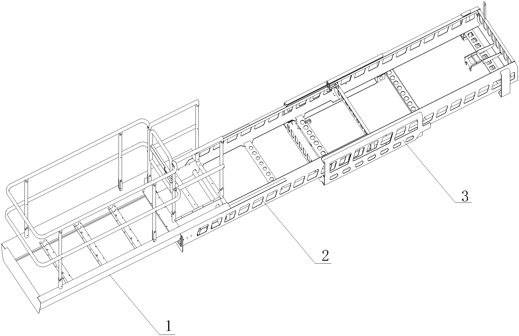 一种用于升降平台的可伸缩作业平台