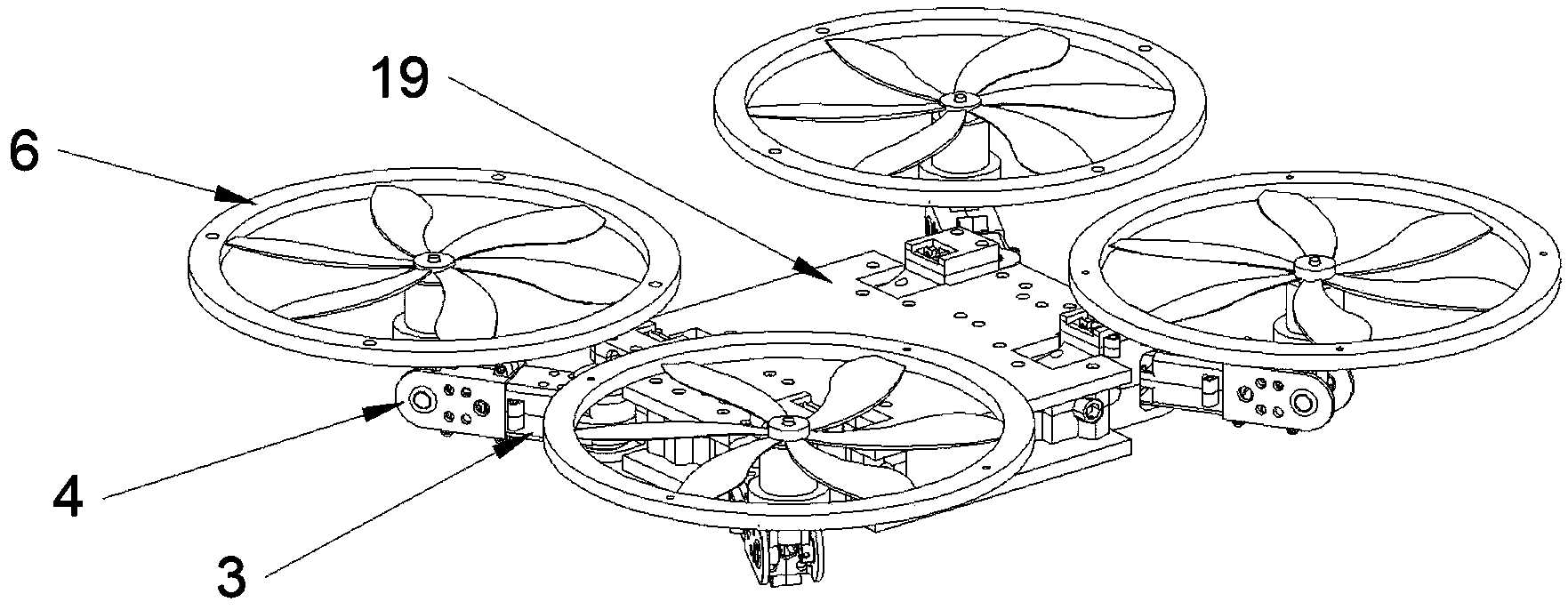 陆空两用旋翼飞行器