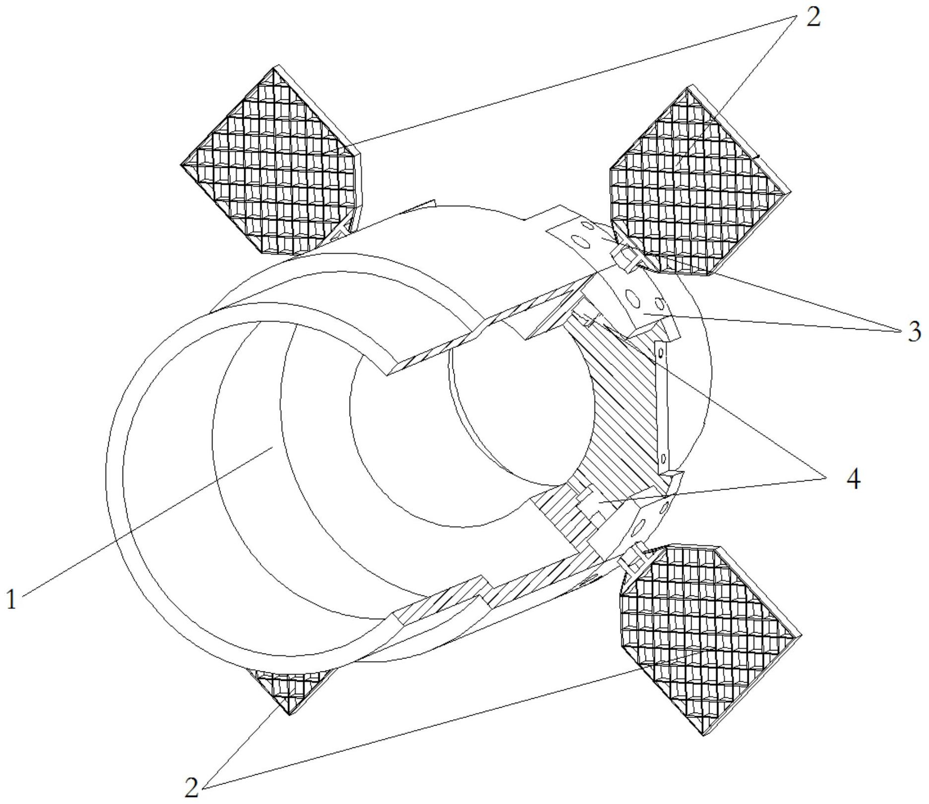 一种用于栅格舵模型试验的装置