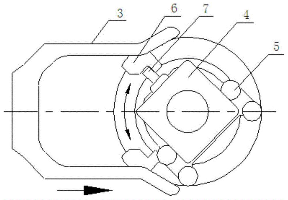 一种旋转关节定位锁止机构工作方法以及线路机器人
