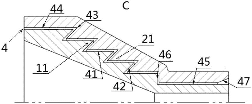 cn107762569b_非接触式篦齿封严结构及航空发动机,燃气轮机有效