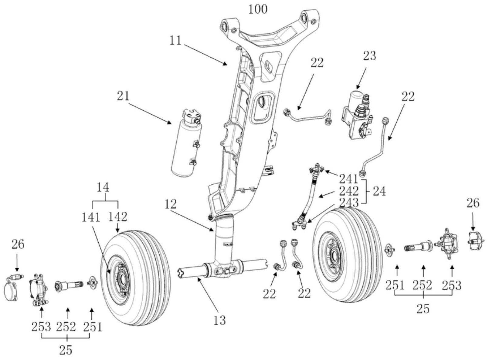 cn108177764b_一种集成轮胎充压功能的起落架有效