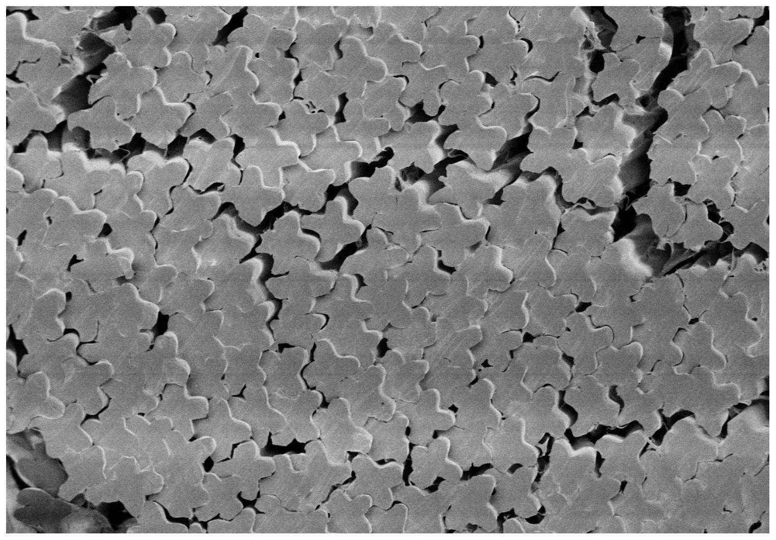 一种近红外光诱导牵伸制备异形高强度聚酰胺6纤维的制备方法