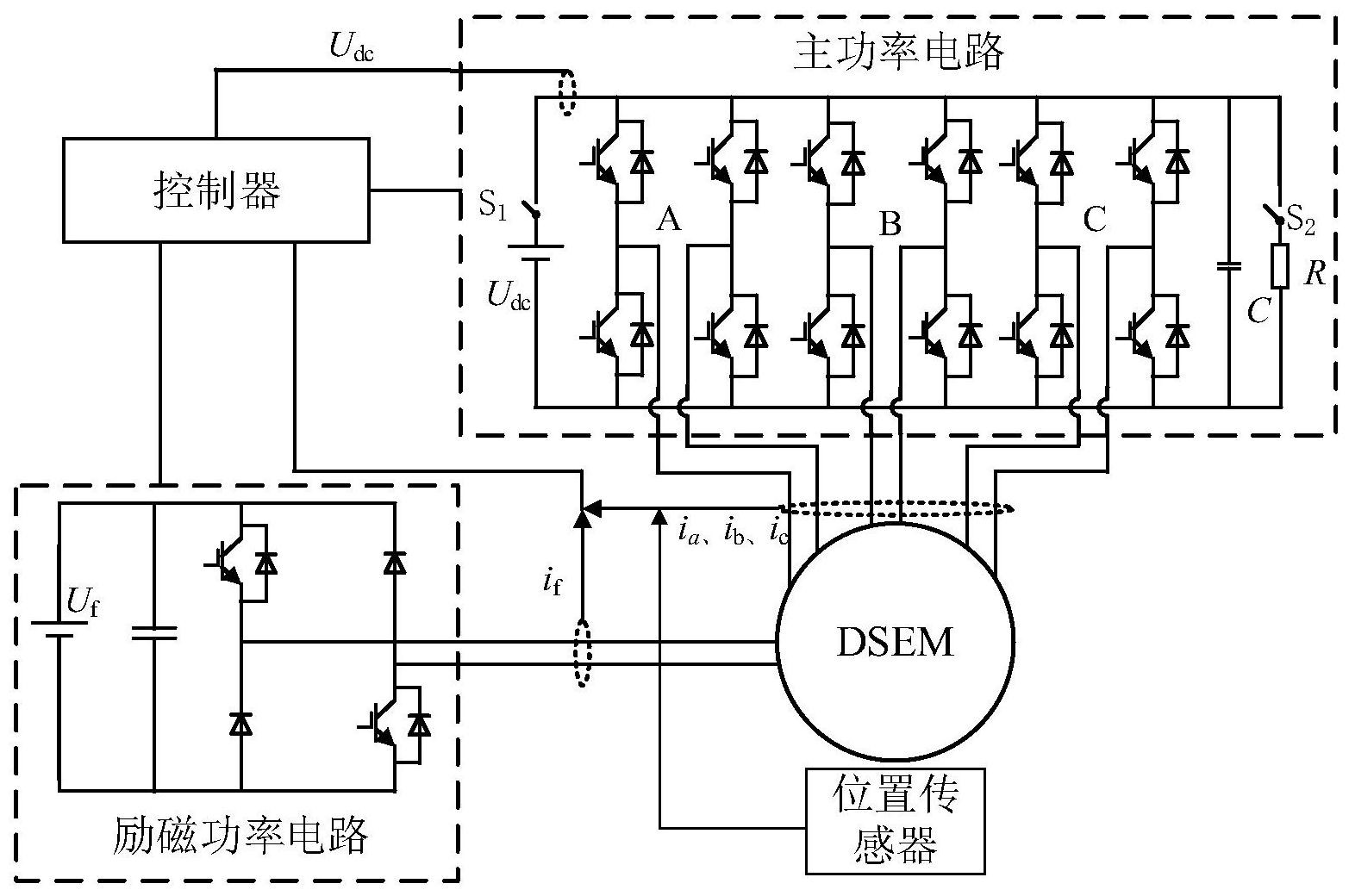 励磁电机控制器接线图图片