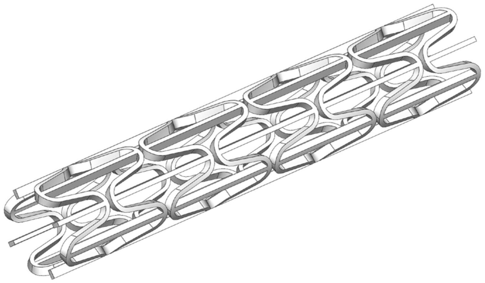 一种负泊松比可降解血管支架结构