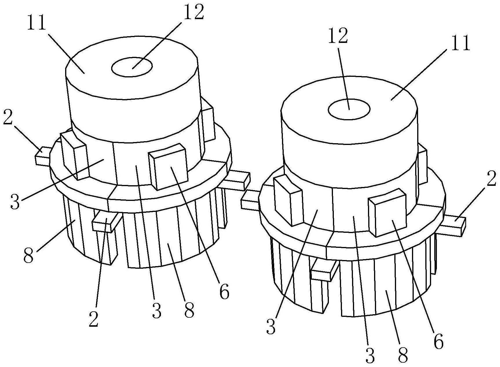 一种富含沼气地层气孔布置方法