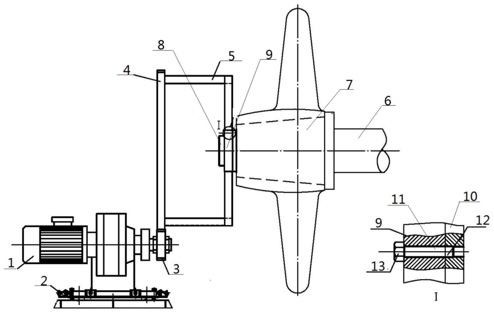 小齿轮的尺寸,减速电机的功率,大齿轮与小齿轮的安装参数,根据艉轴上